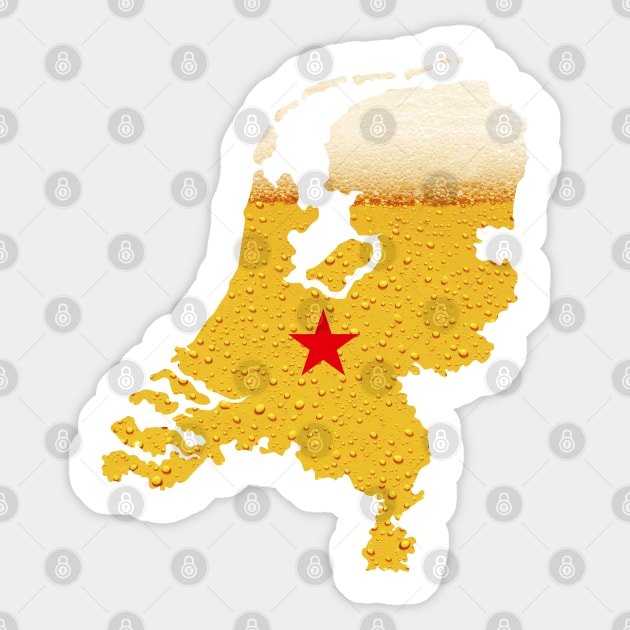Netherlands country beer Dutch Holland King's day Sticker by LaundryFactory